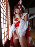 [Cosplay] Reimu Hakurei with dildo and toys - Touhou Project Cosplay(33)